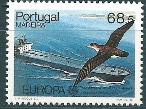 Мадейра, Европа 1986, Птицы, 1 марка